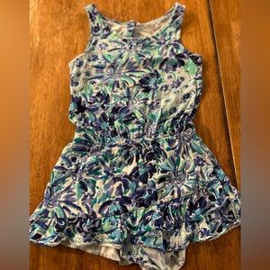 Lilly Pulitzer Girls Romper, size small (4/5)